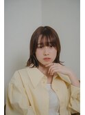 透明感と柔らか外ハネボブ