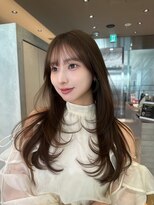 ルームバイシー 新宿(Loom. by Sea)&nbsp;イメチェン×ピンクベージュ[アンブレラカラー/前髪]