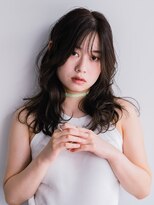 ヘアークラフト(Hair Craft)&nbsp;ミディアムレイヤーカット×デジタルパーマ【岡山・問屋町】暗髪