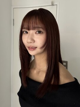 エンリッチヘア(enrich hair) ワインレッド/暖色カラー