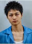 ソフトツイストパーマ　スパイキーショート