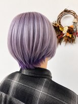 ジェムヘアスタジオ 湘南平塚南口店(Gem Hair Studio)&nbsp;ラベンダーショートボブ【Gem 神原】
