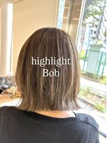 フレイムス ヘアアンドリラックス 東川口店(Frames hair&relax) 【HIRUMA】ハイライトボブ