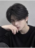 毛流れセンターパート
