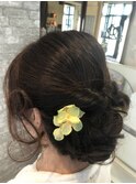 ガーリーゆるふわダウンセット イベント 着物 浴衣ヘアセット