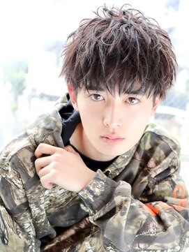 フレイバ 吉祥寺(FLAVA) エッジフェザーマッシュ　ソフトツイストパーマ