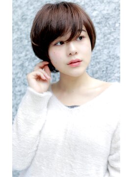 ラフィスヘアー ファン 池袋店(La fith hair fun) 【La fith】ショコラブラウン×ショートボブスタイル