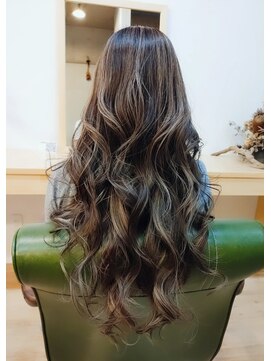 ヘアスタジオダップ(hair studio dap) ハイライト×ロング