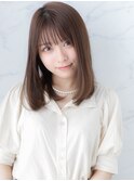 【ROMA銀座】髪質改善/艶髪ストレート/ミストバング/ロブヘア