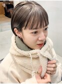 ハンサムショート シースルー ベリーショート