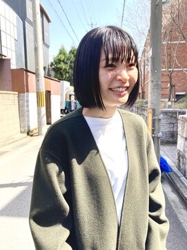 ラムネ ナチュラルなbob。