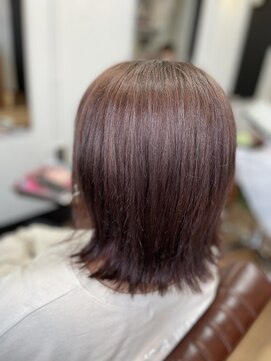 シーガル 高陽店(SEAGULL) ピンクベージュ×切りっぱなし