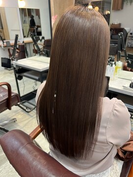 アディクト 東陽町西口(addict) 髪質改善で大人上品なツヤ髪に＿モカブラウン＿ロング［東陽町］