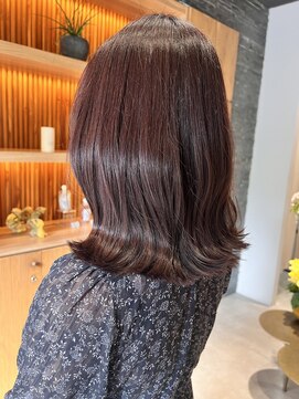 サルファ ヘアデザイン 名古屋 丸の内(S.ALPHA HAIR DESIGN) ピンクブラウン