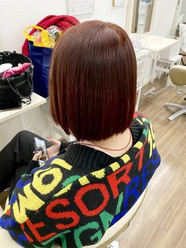 グロス 心斎橋(GLOSS) 【GLOSS心斎橋】ブリーチなしレッドカラー