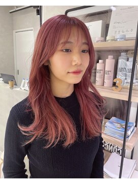 キートス(Kiitos) レイヤースタイルピンクベージュ