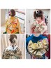 【chiho限定】振袖　着付け&ヘアセット　17600円　当日予約不可