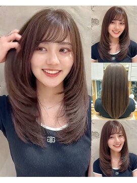 アフロート ルヴア(AFLOAT RUVUA) 伸ばしかけ◯フェイスレイヤーでちょっとイメチェン★新宿★京佳