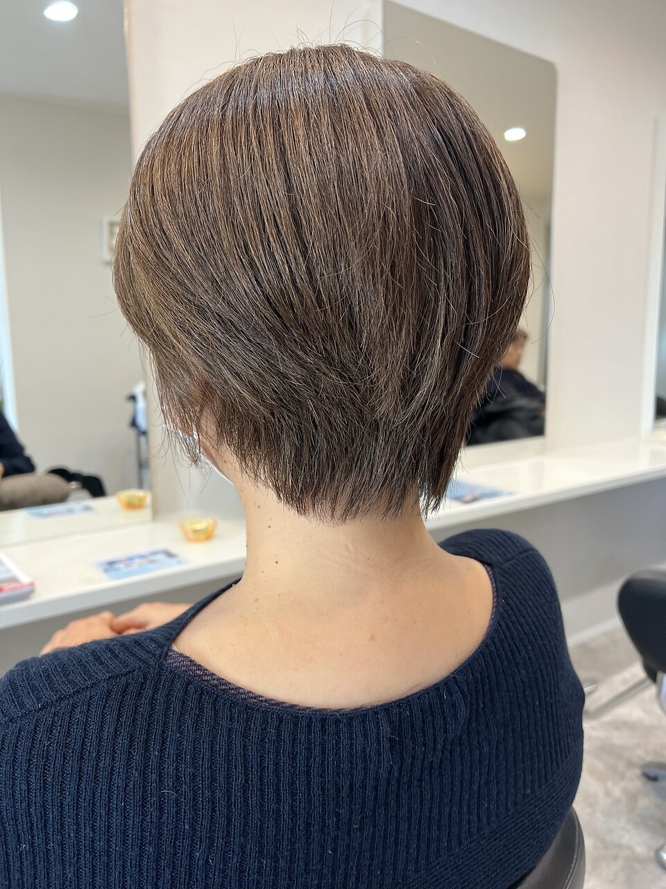 2025年夏】ナチュラルブラウン ショートの髪型・ヘアアレンジ