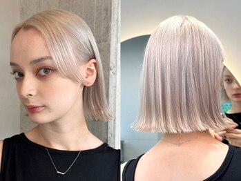 ソル ジングウマエ(SOL JINGUMAE)の写真/《*ブリーチカラーに特化したスタイリスト在籍*》ケアブリーチで作る、ダメージレスなブリーチカラーが◎