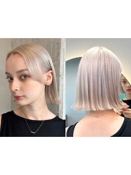 《*ブリーチカラーに特化したスタイリスト在籍*》ケアブリーチで作る、ダメージレスなブリーチカラーが◎