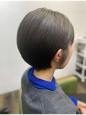 多毛でも収まるショートボブ