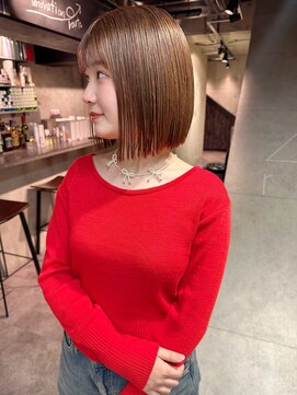 ルート 南堀江(route) ぱつっとボブ