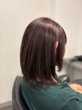 ヘアーアンドメイクアップ ケー インターナショナル 神楽坂(Ke' International) ハイライト×ピンクカラー