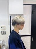 ホワイト×ブラック エンドカラー
