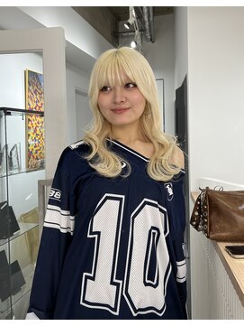 ペレ 渋谷(PELE) ホワイトグレージュ/デジタルパーマ/チェリーブラウン/渋谷