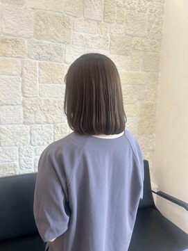 ヴァン カウンシル 川口店(VAN COUNCIL) 柔らかベージュボブ【東川口　白髪染め】