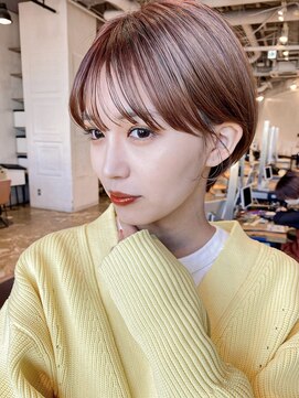 ガーデントウキョウ(GARDEN Tokyo) ショート/ショートボブ/前髪あり/ハイライト/髪質改善