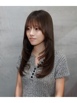 ロンドポレール 北千住(Lond polaire) ブリーチなしベージュカラー×レイヤーカット