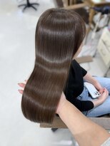 ハピネス 梅田茶屋町店(HAPPINESS)&nbsp;韓国風/レイヤーカット/顔周り/顔まわり/髪質改善/ベージュ