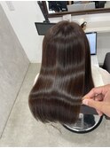 【Lana】髪質改善ストレート×ショコラブラウンで極上の艶髪に