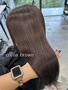 フォンズ(FONS) ココアブラウン 赤みなしカラー 透明感カラー