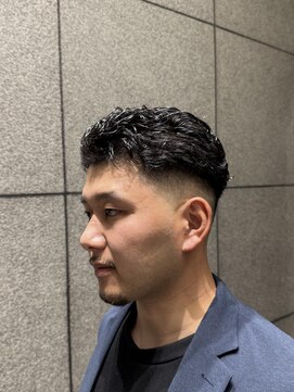 ヘアモード キクチ 銀座店 フェード パーマスタイル