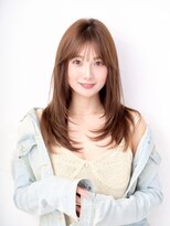 ビーチ(BEACH) ミディアムレイヤーカット 大人ガーリー 似合わせカット 韓国