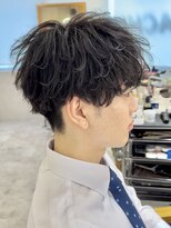 ディア 大宮店(DIA) 大宮メンズカットツーブロックマッシュスパイラルパーマ眉毛