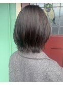 グレージュレイヤーボブ2.20ダークアッシュ
