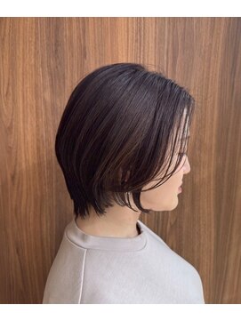 ココ(qoqo) ショートレイヤー 落ち着いた大人ヘア