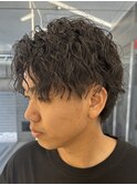 MEN’S/ニュアンスパーマ/ニュアンスウルフ/藤沢美容院