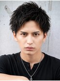 アップバングショート
