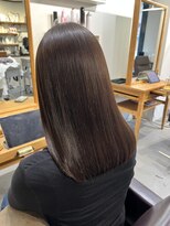 アンクル(ancre)&nbsp;艶髪ストレート×ミディアム×透明感×チョコレートブラウン