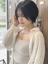 アンリー(Anree)&nbsp;◆ 前髪あり丸顔小顔ショートボブ/くびれ/黒髪/30代40代権藤慶喜