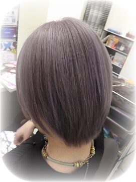 ネクスト 池袋(NEXT) 《透明感》パープルアッシュヘア★【NEXT池袋】