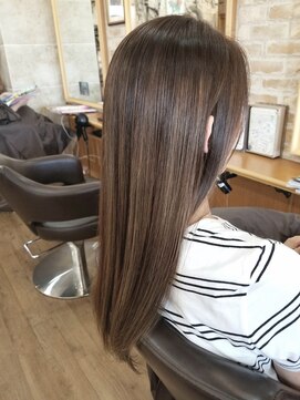 ルークス 中央林間(LOOOKS) ハイライトで魅せる外国人風カラー×３Dロングヘア