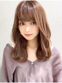 【Silk-lei吉祥寺】大人ガーリーピンクベージュニュアンスヘア