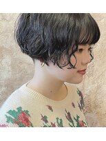 マギーヘア(magiy hair)&nbsp;前下がりニュアンスパーマ［magiyhair西部笑］