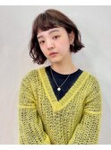ボブパーマ/ふわふわボブ/ふんわりボブ/切りっぱなしボブ